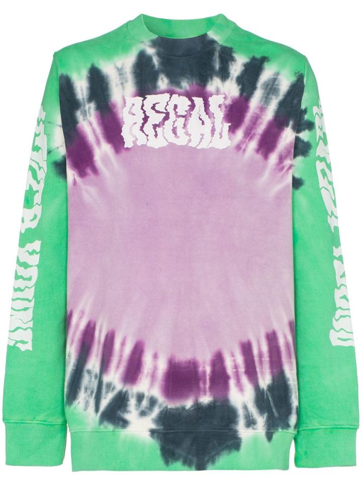 Vyner Articles Regal Tye Die Cotton Jumper - Purple