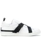 Officine Creative Straped Sneakers - White