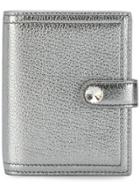 Miu Miu Crystal Detail Wallet - Silver