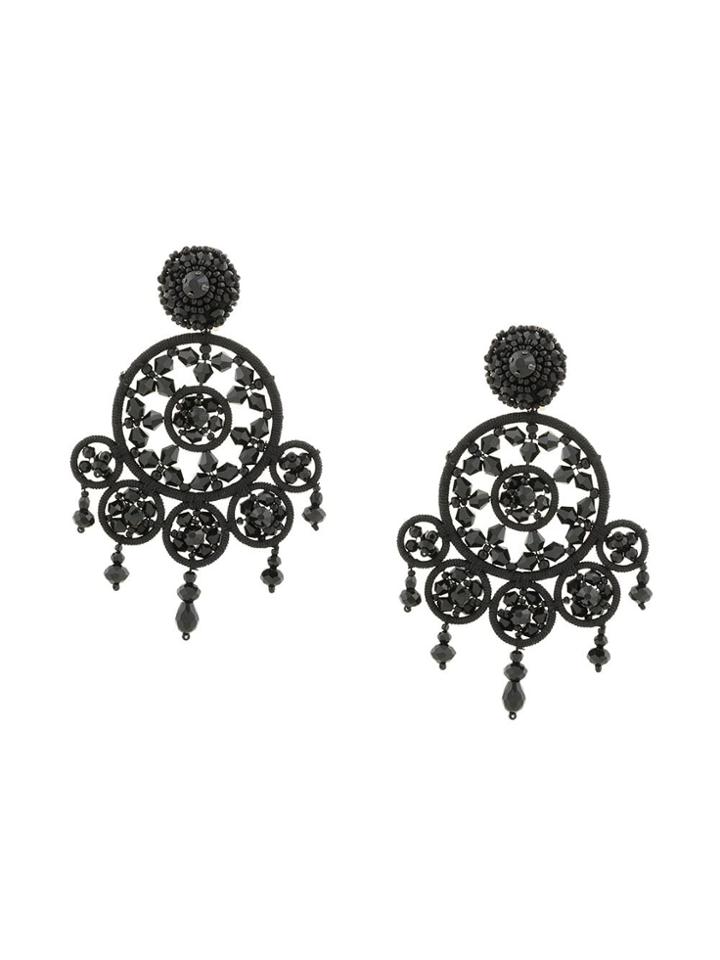 Oscar De La Renta Oscar De La Renta R19j133blk Black Synthetic->glass