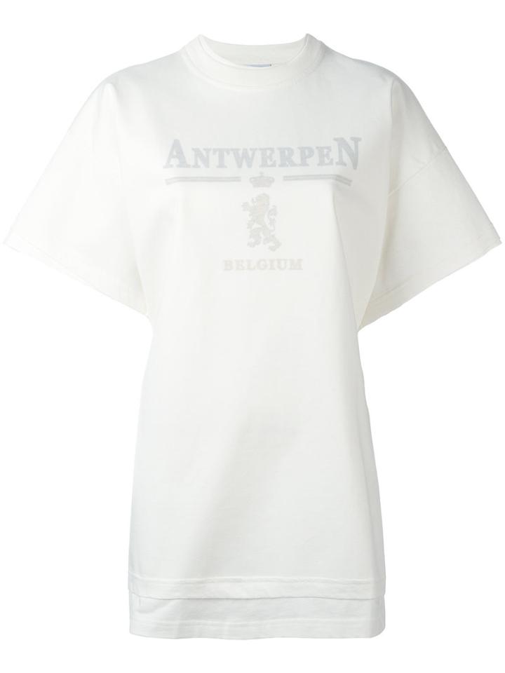 Vetements - Oversized 'antwerpen' T-shirt - Women - Cotton - M, Women's, White, Cotton