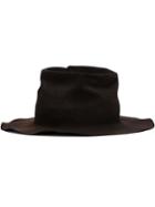 Horisaki Design & Handel Burnt Fur Felt Hat, Adult Unisex, Size: Large, Black, Beaver Fur