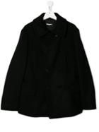 Dsquared2 Kids Double-breasted Button Coat - Black