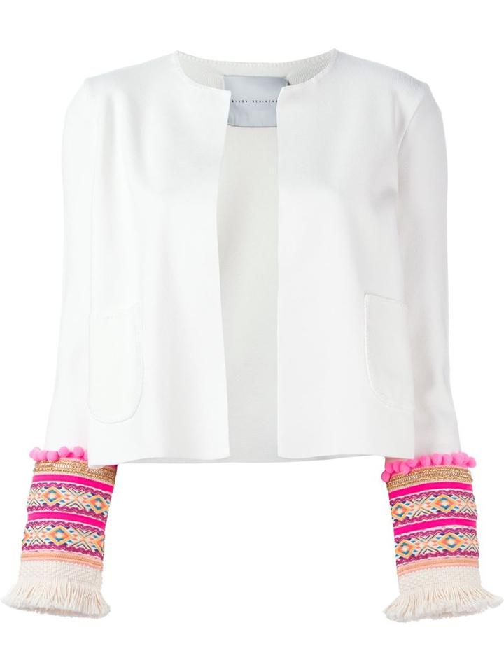 Giada Benincasa Embroidered Sleeve Jacket
