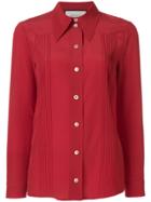 Gucci Pointed Collar Shirt - Red