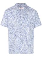 Orlebar Brown Floral Print Shirt - Blue