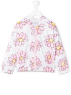 Monnalisa - Floral Print Jacket - Kids - Polyester - 8 Yrs, Pink/purple