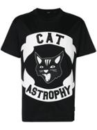 Diesel Cat Astrophy Appliqué T-shirt - Black