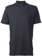 Y-3 Zip T-shirt, Men's, Size: Large, Black, Cotton