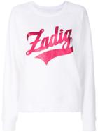 Zadig & Voltaire Logo Print Sweatshirt - White
