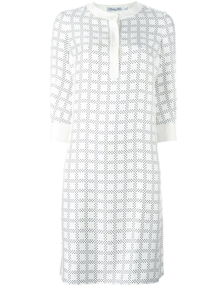 Christian Dior Vintage Geometric Print Dress