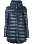 Herno - Padded Jacket - Women - Feather Down/polyamide - 42, Blue, Feather Down/polyamide