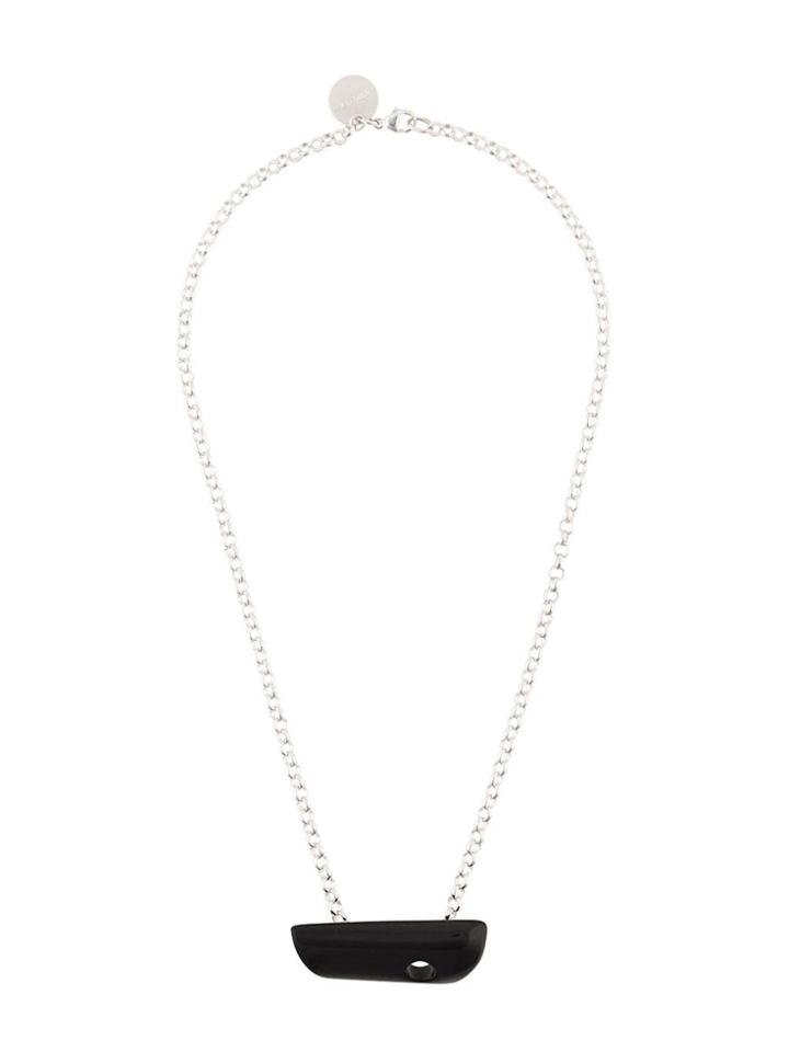 Namacheko Stone Chain Necklace - Metallic