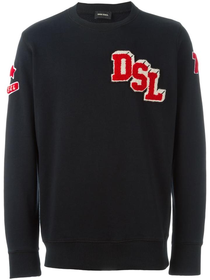 Diesel Patch Detail Sweatshirt
