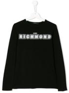 John Richmond Kids Teen Richmond Long Sleeve Top - Black