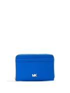 Michael Michael Kors Logo Plaque Small Wallet - Blue