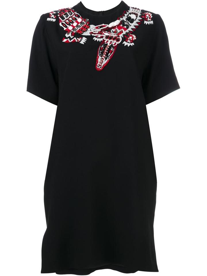 Msgm Embellished T-shirt Dress