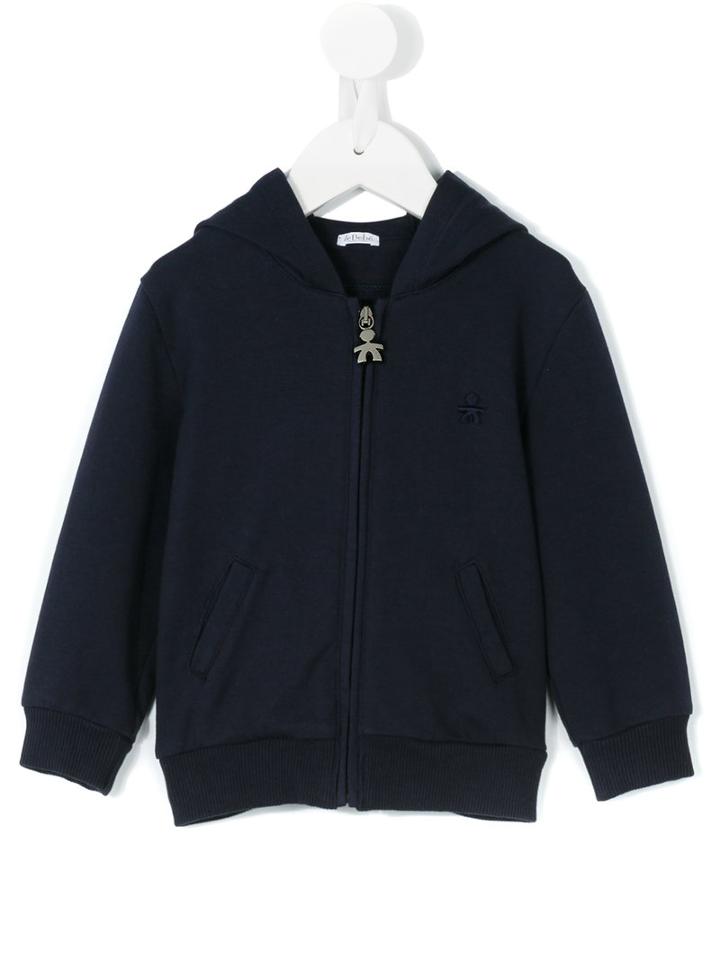 Classic Hoodie - Kids - Cotton/spandex/elastane - 24 Mth, Blue, Le Bebé Enfant