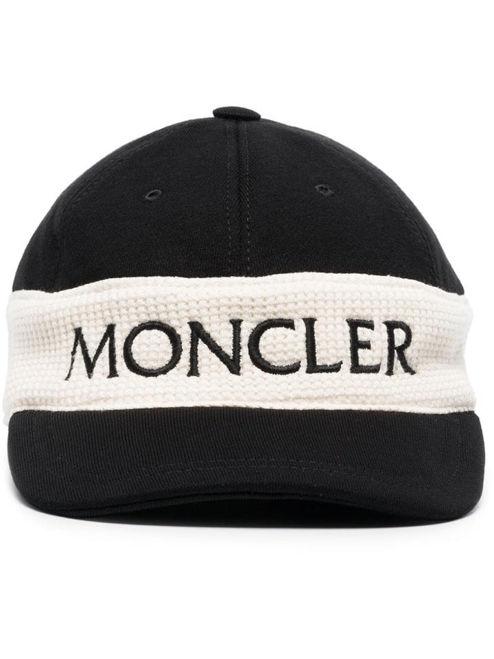 Moncler Monc Cap Blk Logo - Black