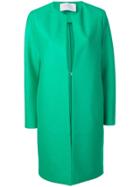 Harris Wharf London Collarless Coat - Green