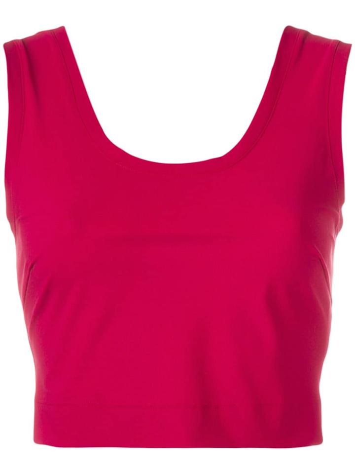 No Ka' Oi Scoop Back Sports Tank - Red