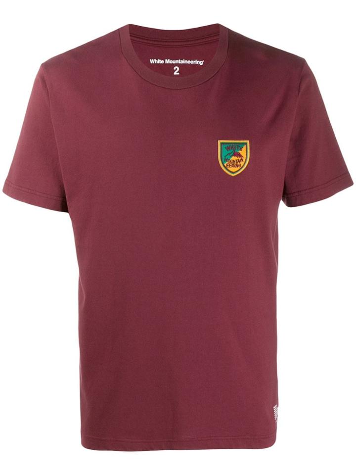 White Mountaineering Emblem Motif T-shirt - Red