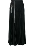 Christopher Kane Squiggle Cupchain Pleated Skirt - Black