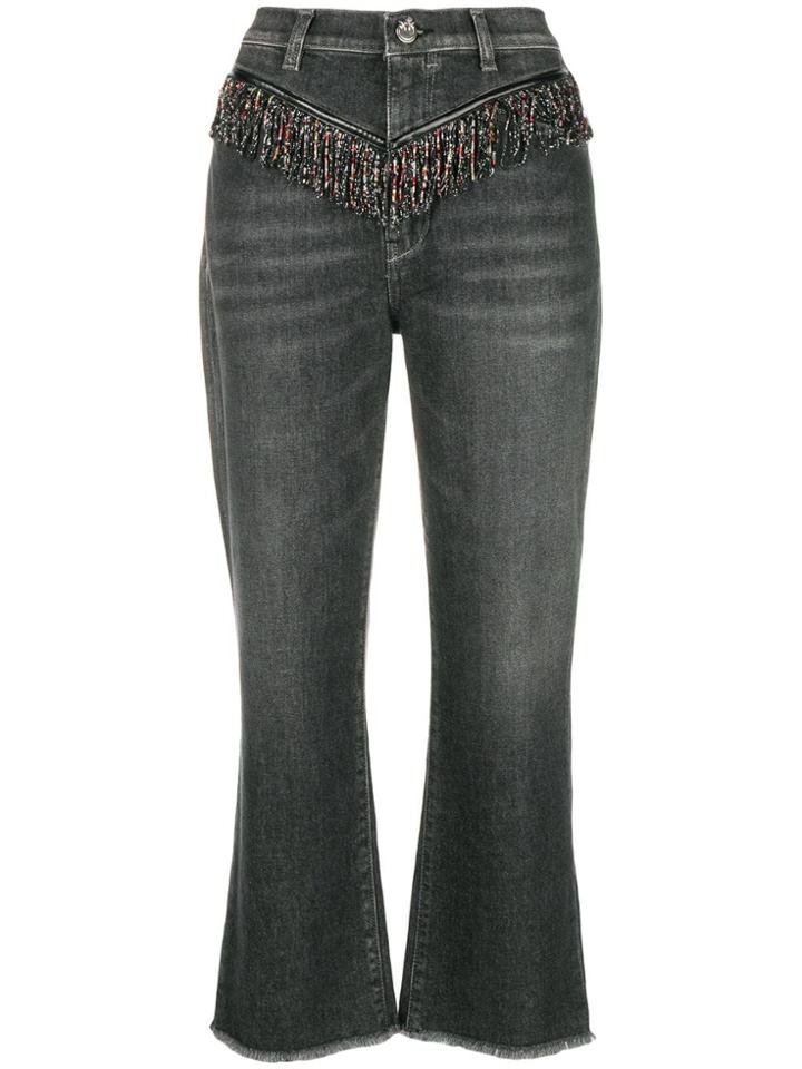Pinko Micky Cropped Jeans - Black