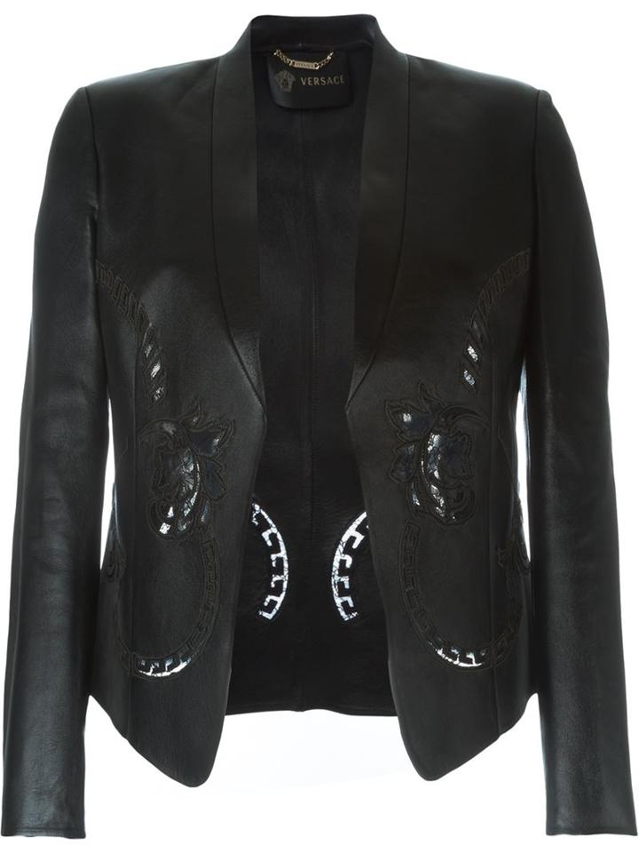Versace Lace Detail Blazer