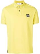 Stone Island Classic Brand Polo Shirt - Yellow