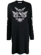 Givenchy Logo T-shirt Dress - Black