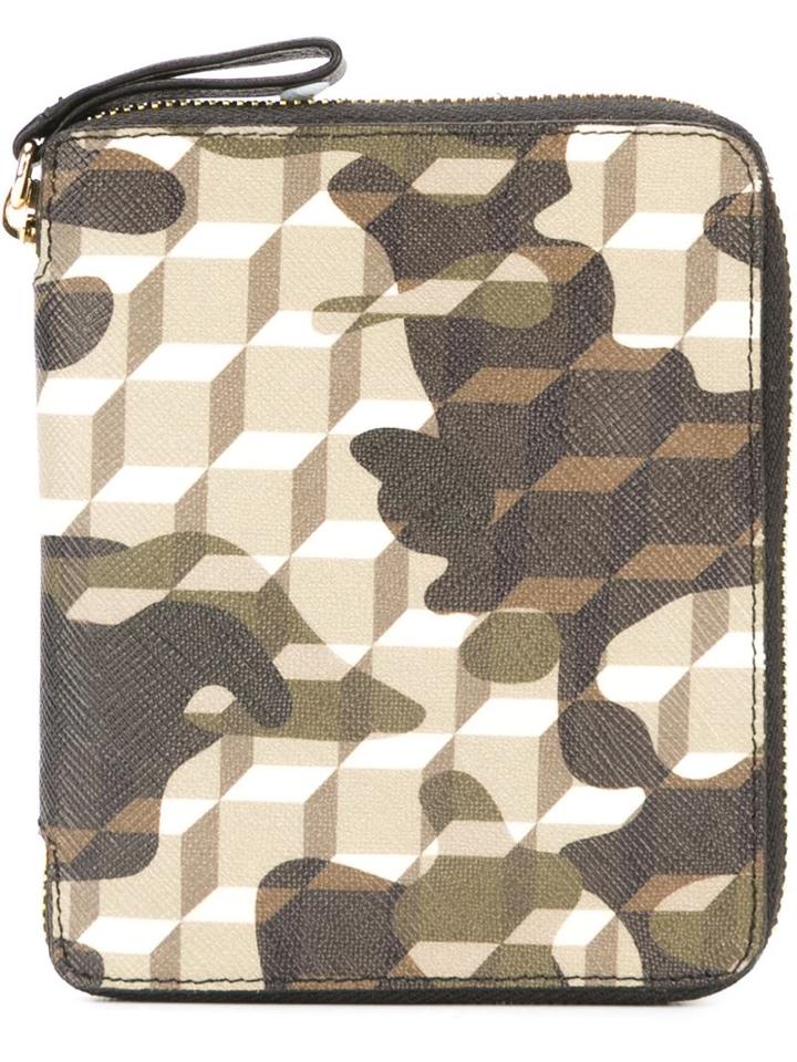 Pierre Hardy Camouflage Print Wallet