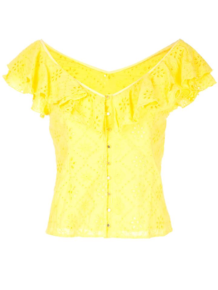 Alice Mccall Need You Now Blouse - Yellow & Orange