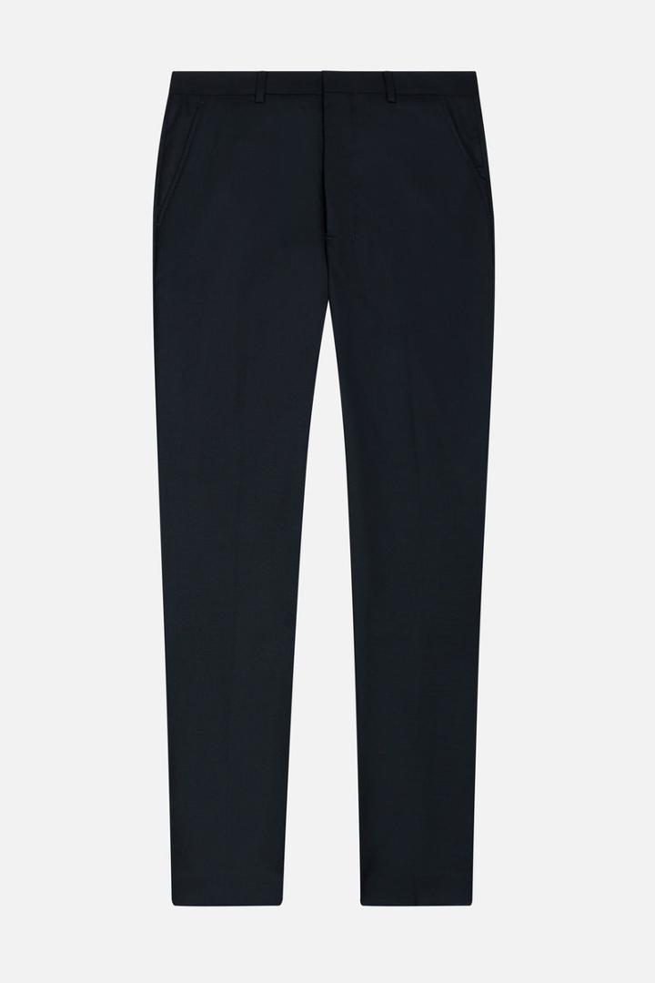 Ami Alexandre Mattiussi Carrot-fit Trousers, Men's, Size: 38, Black, Wool