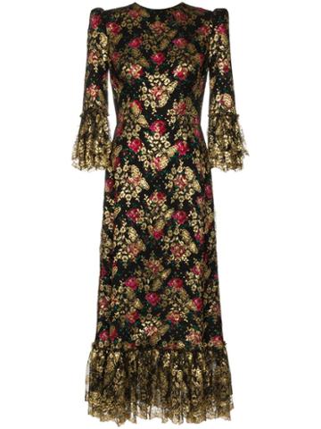 The Vampire's Wife Wild Rose Midi Dress - Multicoloured