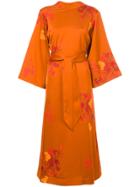 Ellery Bishop Wrap Dress - Yellow & Orange