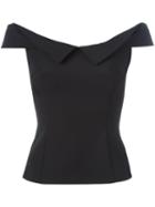Opening Ceremony 'william' Top, Women's, Size: 2, Black, Cotton/polyamide/spandex/elastane