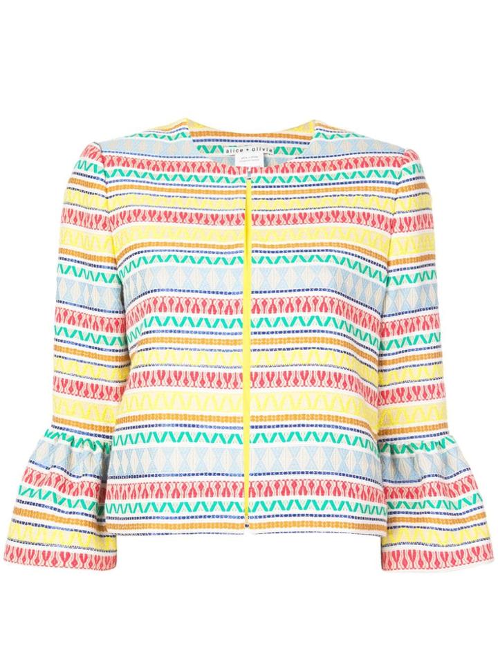 Alice+olivia Kidman Jacket - Yellow