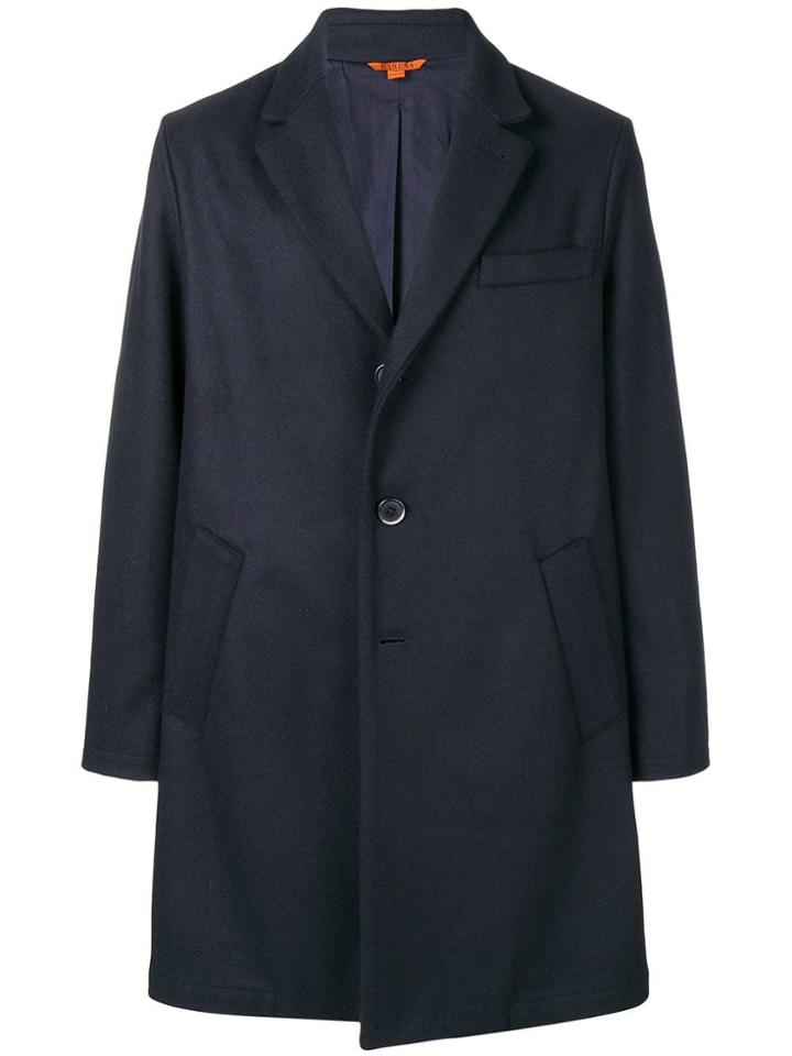 Barena Single-breasted Coat - Blue