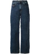 Diesel Cropped Straight Jeans - Blue