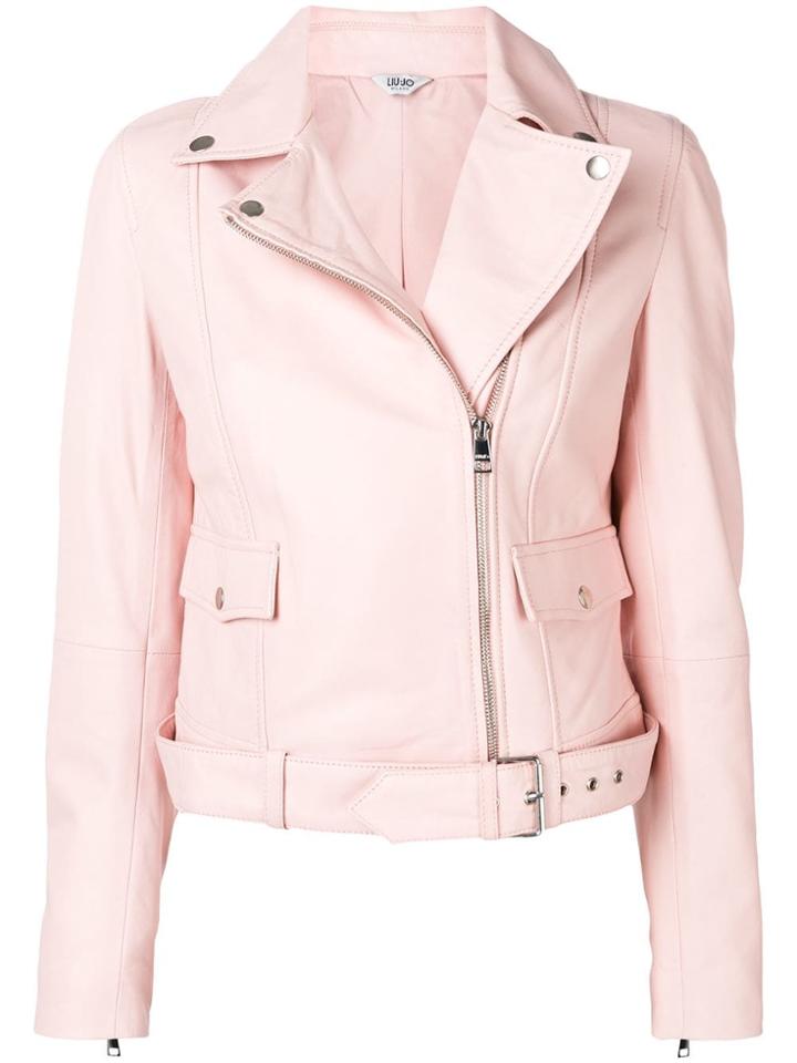 Liu Jo Classic Biker Jacket - Pink