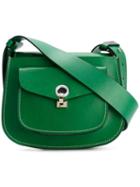 Marni - Saddle Shoulder Bag - Women - Leather - One Size, Green, Leather
