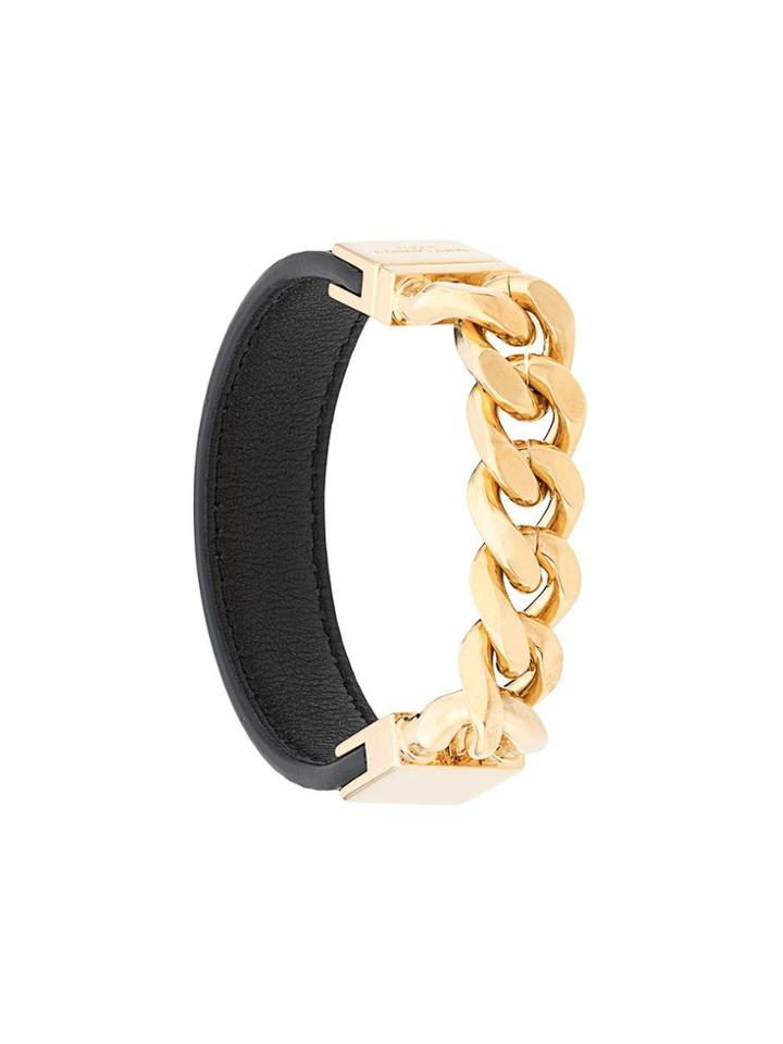 Saint Laurent Vicky Curb Chain Bracelet - Black