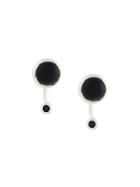 Pamela Love Gravitation Onyx And Black Spinel Earrings - Metallic