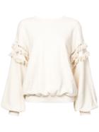 Ulla Johnson Long-sleeve Knitted Sweater - Nude & Neutrals