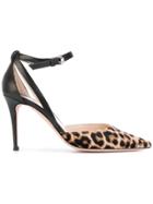 Ps By Paul Smith Pointed Leopard Pumps - Black