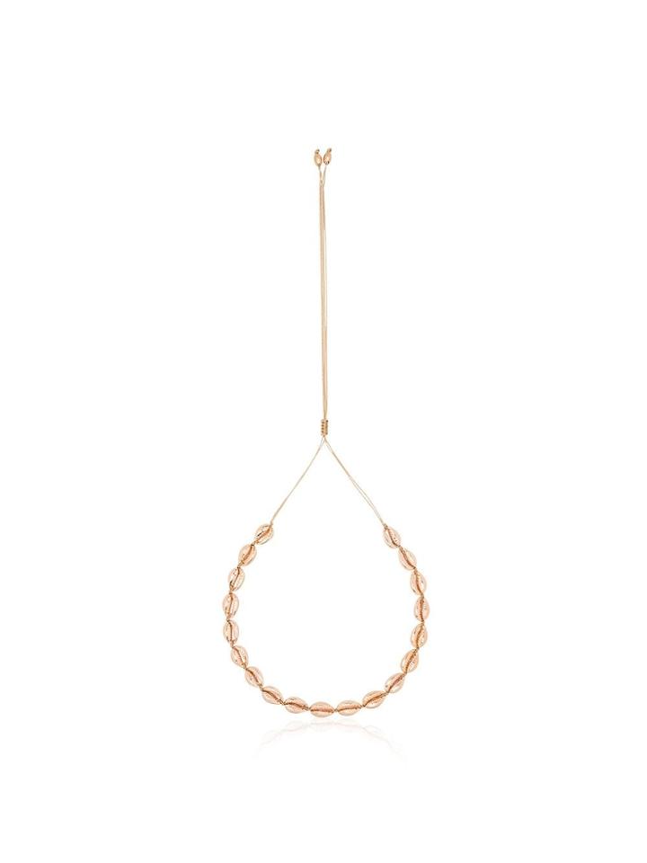 Tohum Medium Conch Shell Necklace - Metallic
