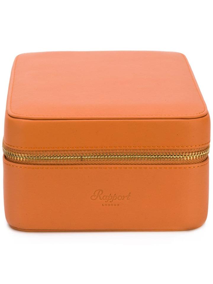 Rapport Hyde Park 4 Watch Zip Case. - Brown