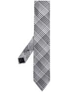 Tom Ford Prince Of Wales Check Tie - Grey