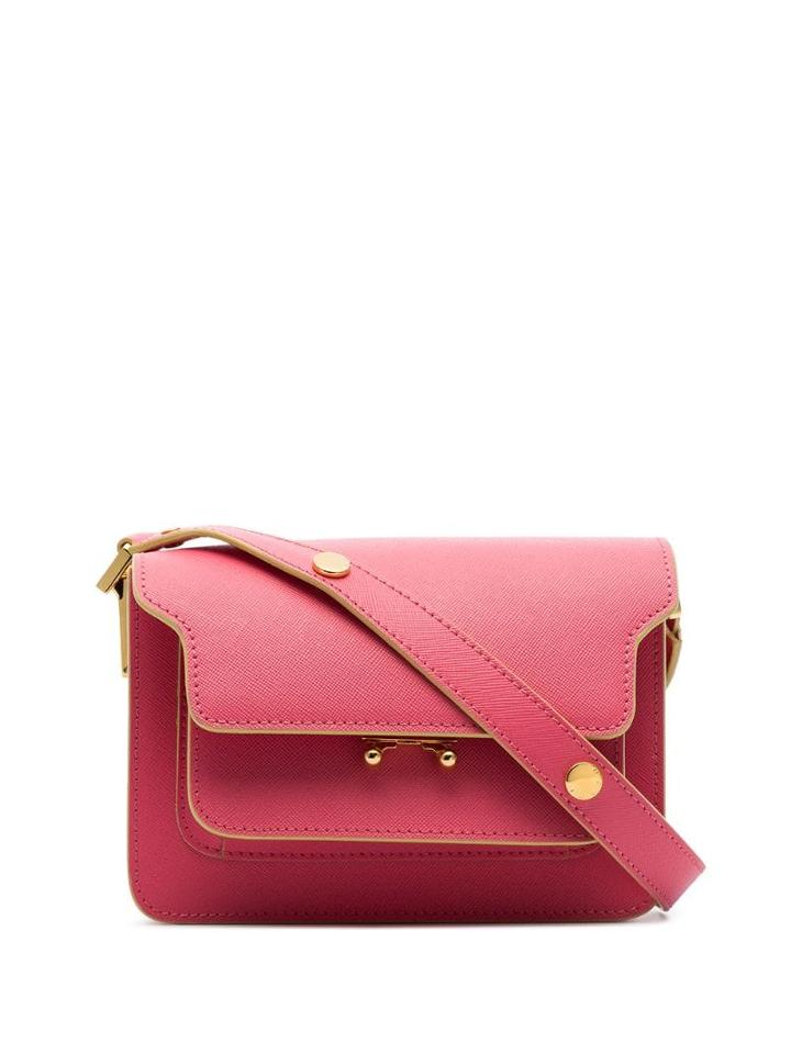 Marni Small Trunk Shoulder Bag - Pink